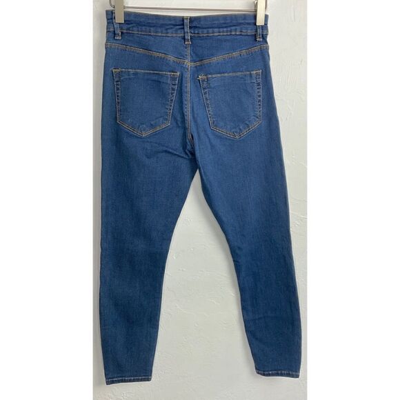 Asos Blue Regular Wash Skinny Denim Jeans 28 - Picture 4 of 6